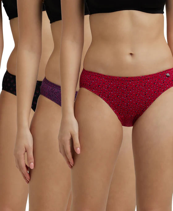 Jockey Women Bikini Panty Pack 1410 Prints May Vary Intimissionline