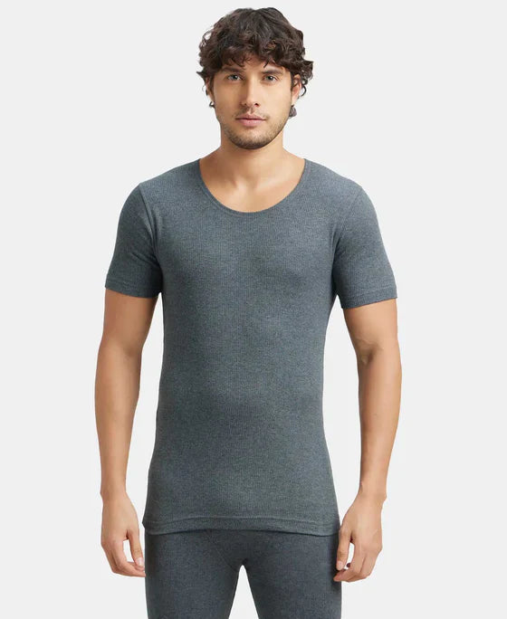 Jockey Mens Round Neck With Half Sleeves Thermal-M|2400