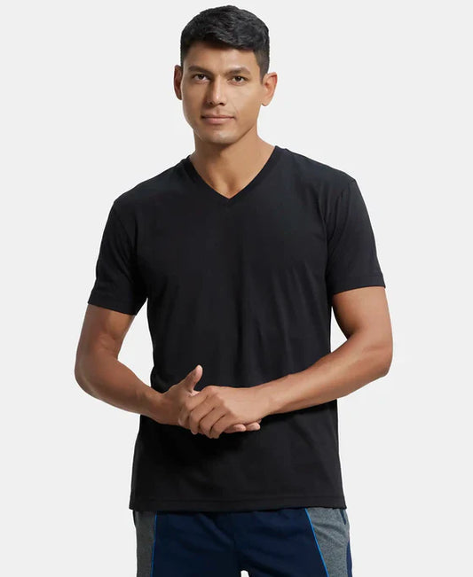 Jockey Mens V Neck T Shirt Athleisure|2726