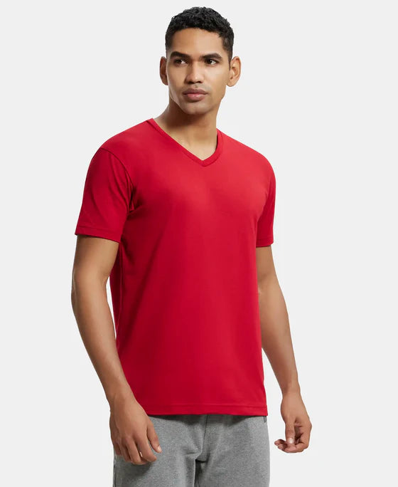 Jockey Mens V Neck T Shirt Athleisure|2726