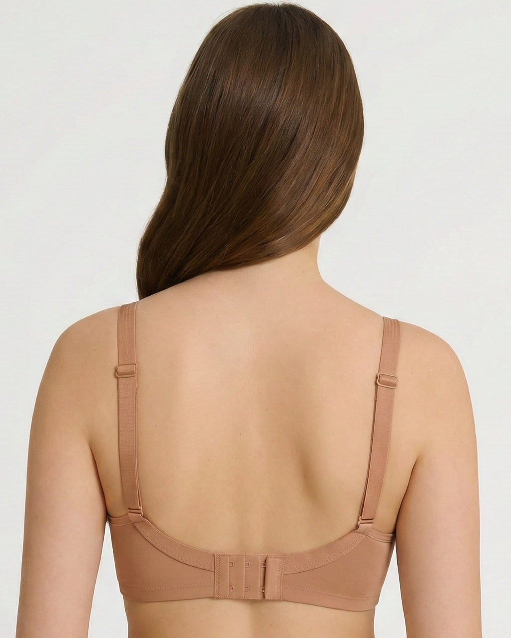 Triumph 100/300 Minimizer Non-Padded Non-Wired Big Cup Bra for Slimmer Look, Full Coverage & All-Day Comfort Toast