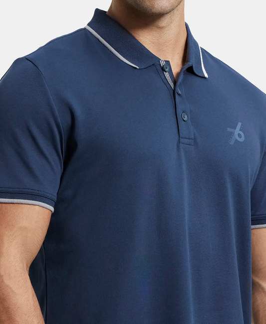 Jockey Men’s Athleisure Polo T-Shirt | Cotton Rich Sports Polo | Casual & Active Wear | 3911