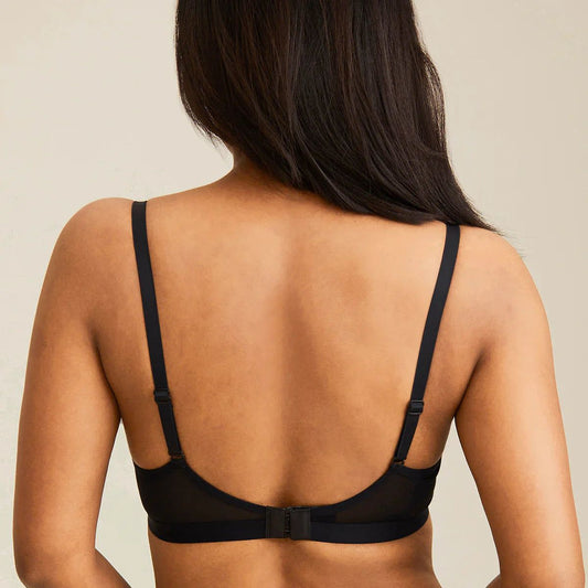Breathe Cotton Padded wireless Triangle T-shirt bra 3/4th coverage-