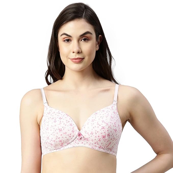 Enamor Padded Non Wired T-Shirt Bra|F065