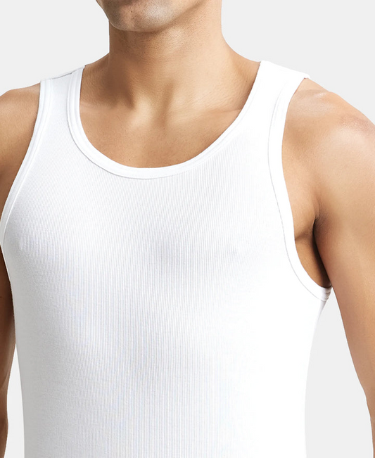 Jockey Men’s Classic Vest | Super Combed Cotton Sleeveless Undershirt | 8823