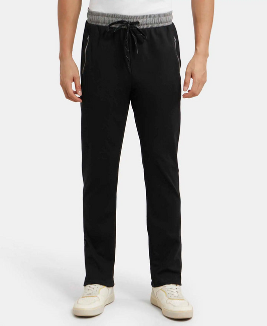 Jockey Men’s Athleisure Lower | Ultra-Soft Cotton Track Pants | Comfortable Daily Wear | 9510