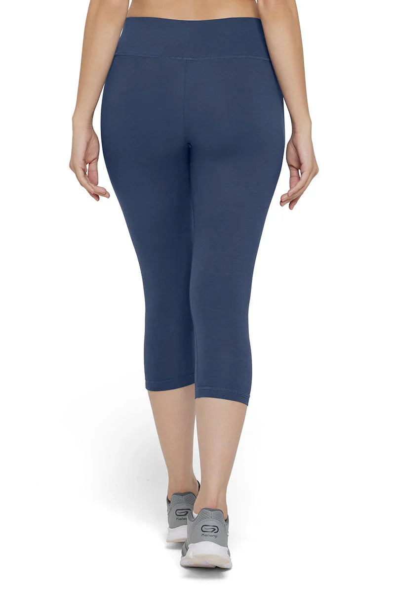 Amante Active Cotton Capri Activewear|Abt85701 Ocean