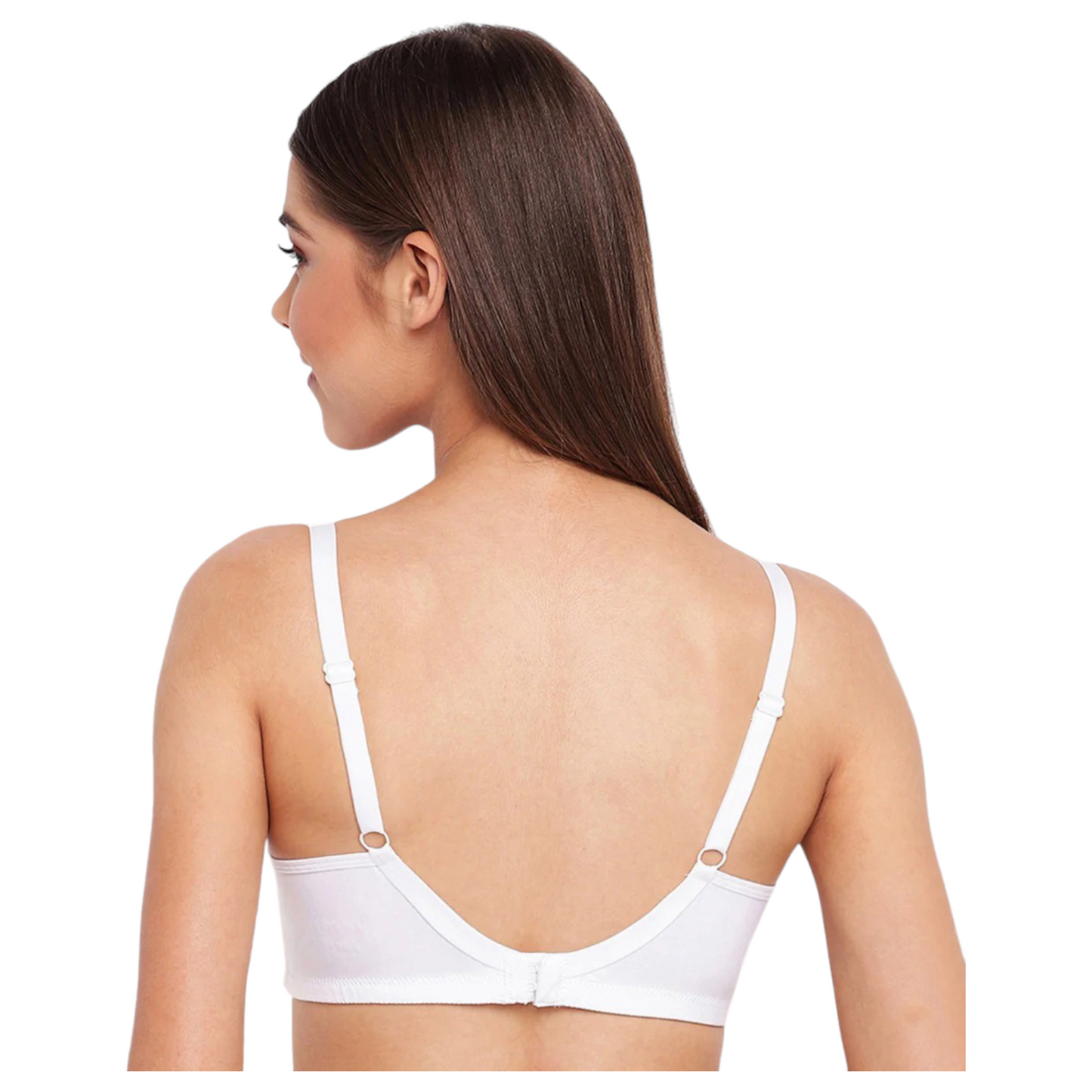 Enamor Full Figure Support M-Frame Bounce Control Non Padded Non Wired Bra|Ab75