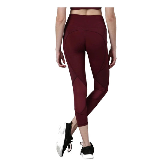 Enamor High Waist Dryfit Solid Active Legging Activewear|A603