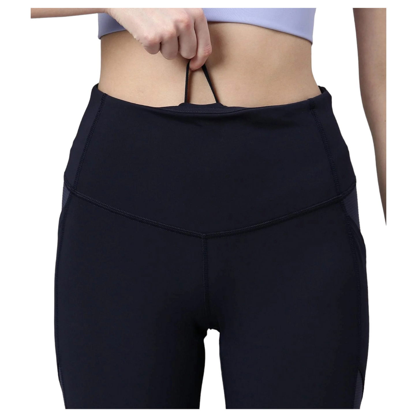 Enamor High Waist Dryfit Solid Active Legging Activewear|A603