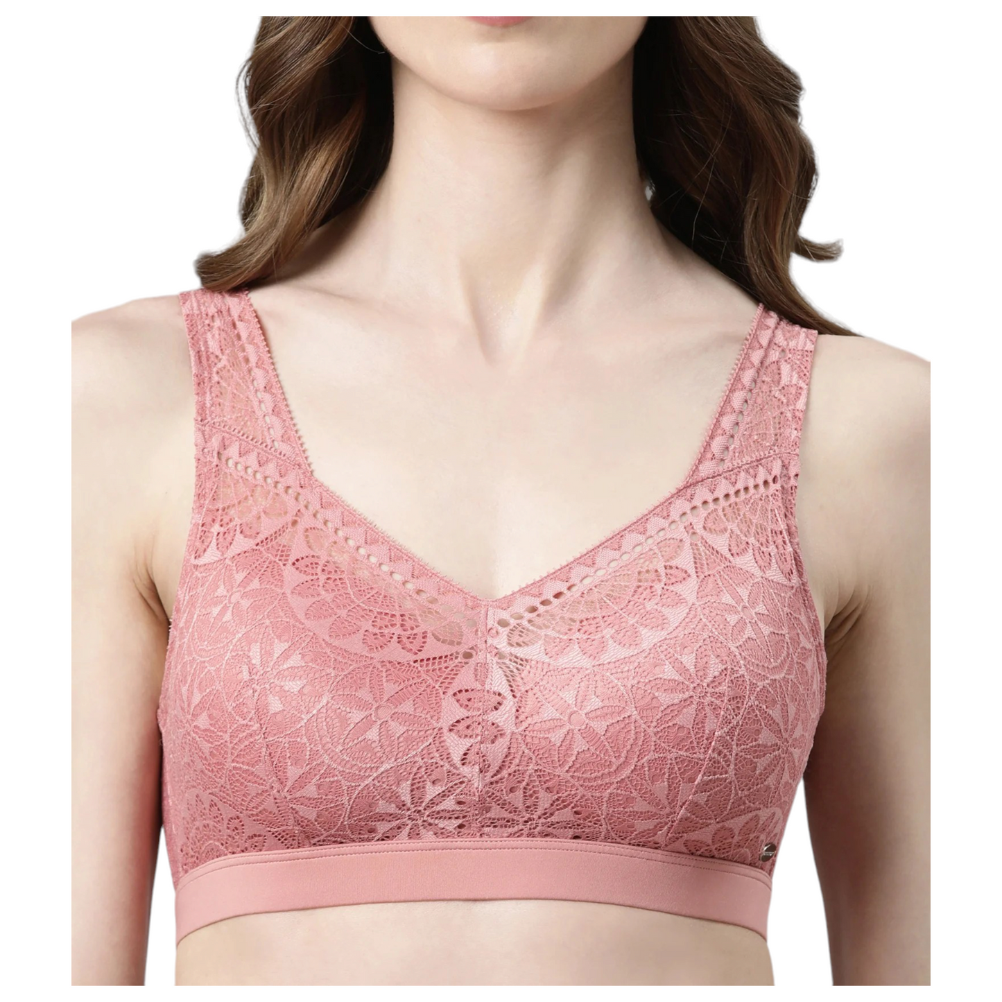 Enamor Lacy Padded Non Wired T-Shirt Bra|F118