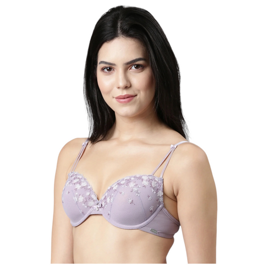 Enamor Luxe Lace Padded Wired Bra|F127