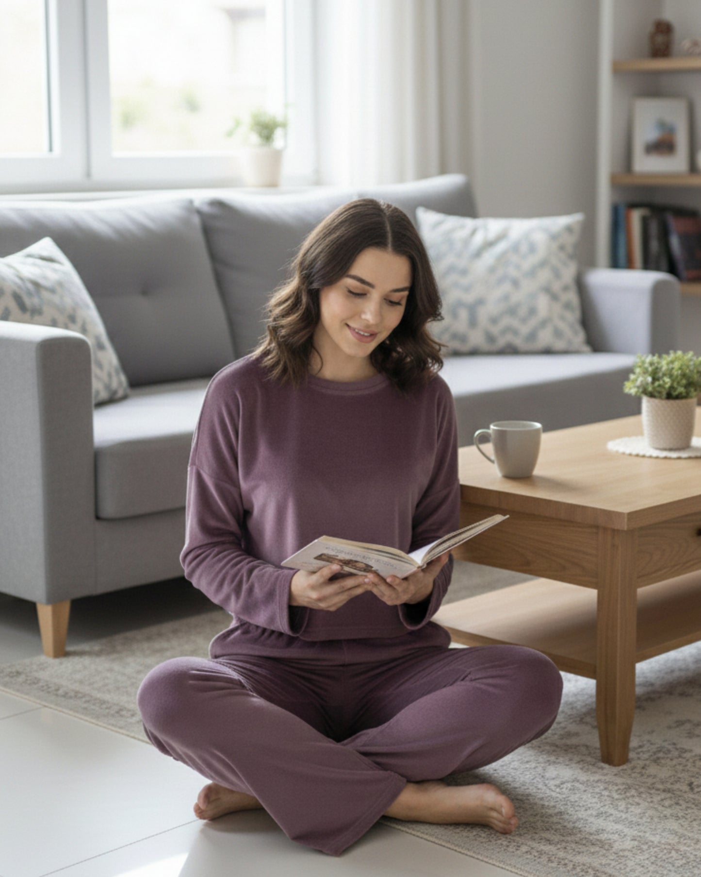 Vieviana Women’s Winter PJ Set | Full Sleeves Cozy Nightwear | Warm Soft Fabric | EV5005