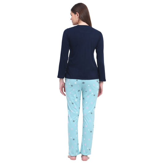 Vieviana Pj Set Full Sleeves Nightwear|Ev14109