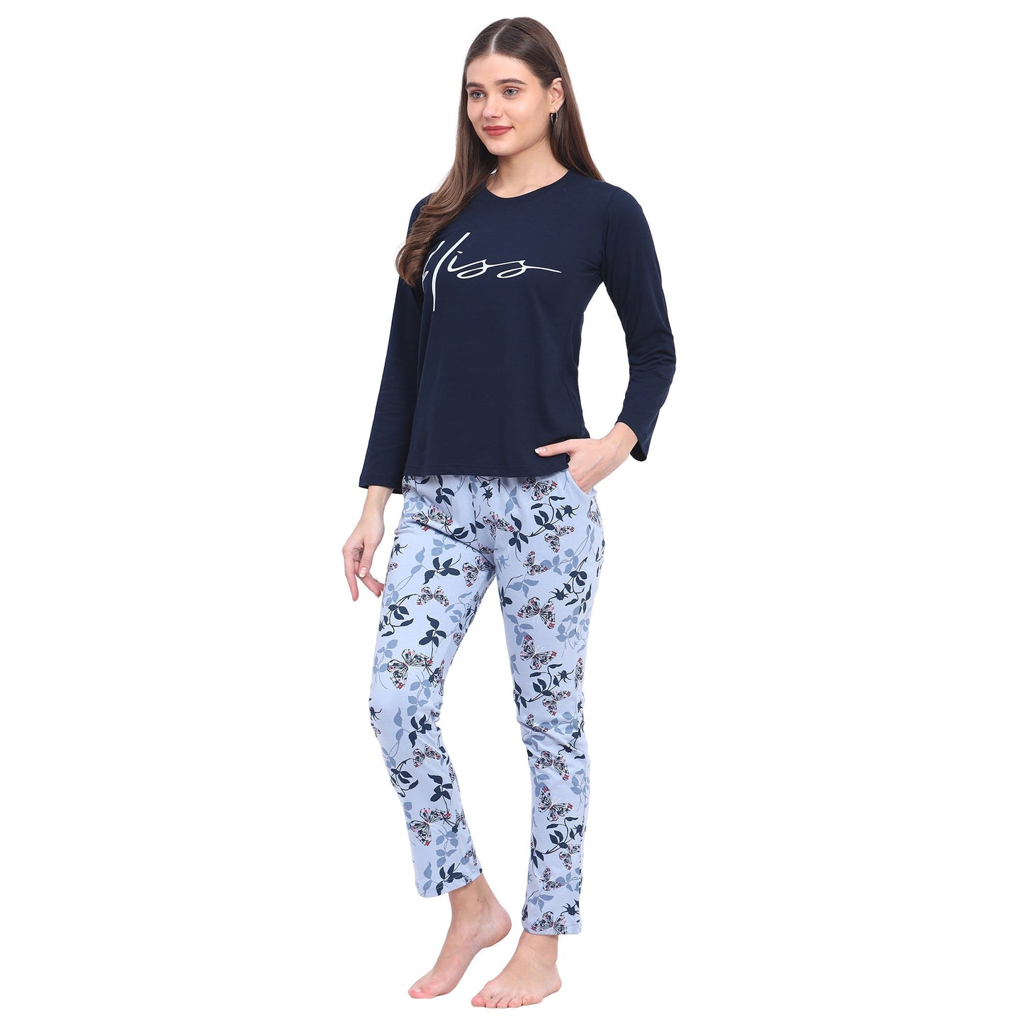 Vieviana Pj Set Full Sleeves Nightwear|Ev14111