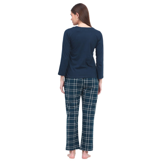 Vieviana Pj Set Full Sleeves Nightwear|Ev14114