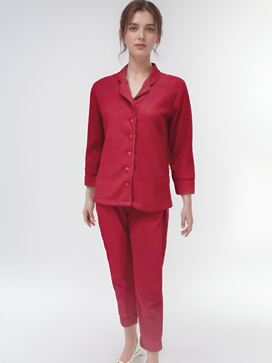 Vieviana Front Open Full Sleeves Nightwear|Ev5006