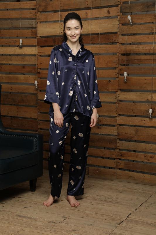 Vieviana Satin Nightsuit Bridal Nw|Ev501