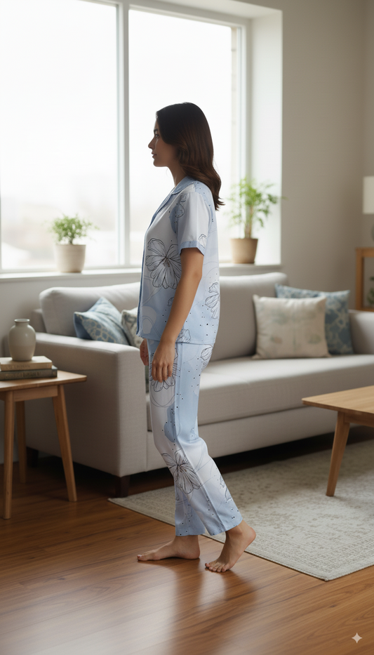 Fablush Women’s PJ Set Nightwear | 100% Rayon | Fb14012