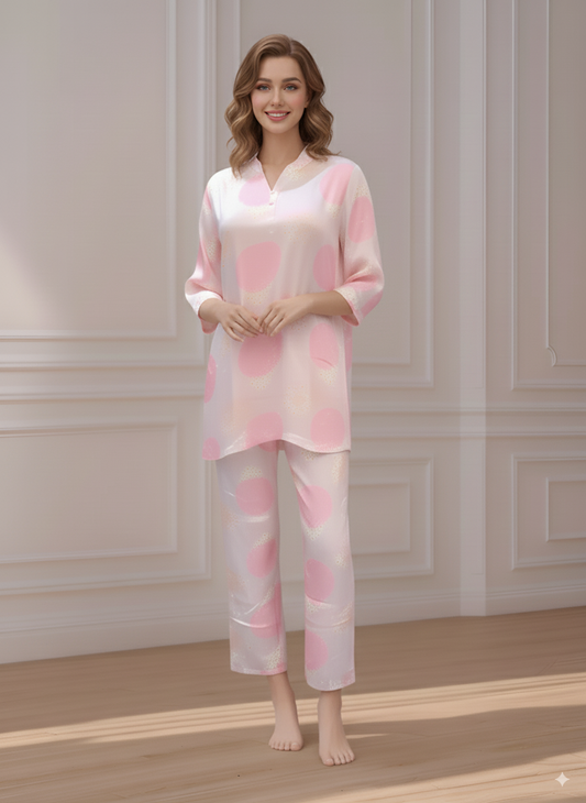 Fablush Women's Kurti Nightsuit | 100 % Rayon | FB15014