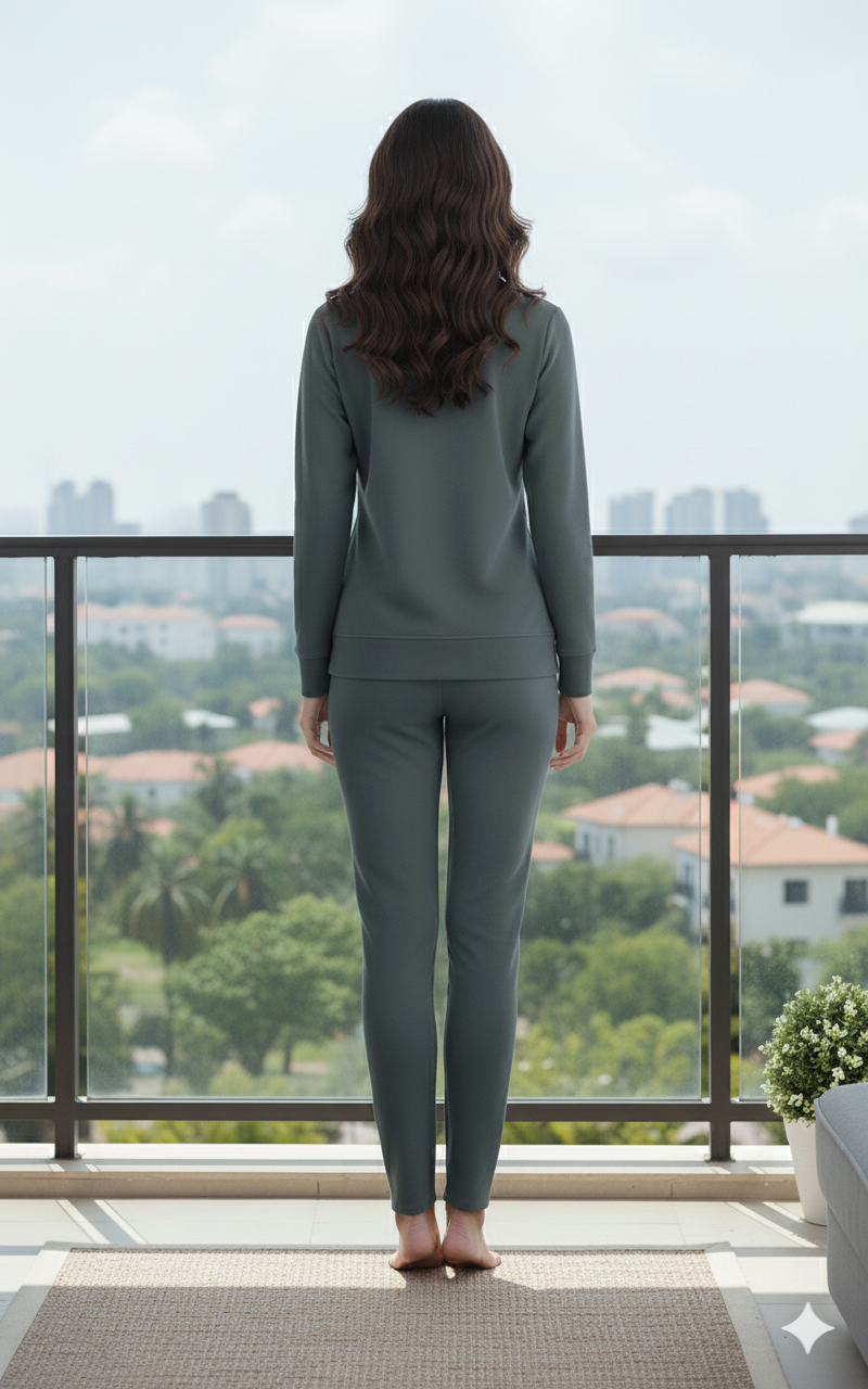 Fablush Pajama Set Full Sleeves Women's Nightwear | Fb34002