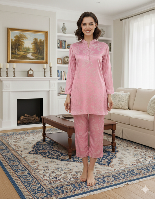 Fablush Kurti Nightsuit Women's Nightwear Set | Fb35001