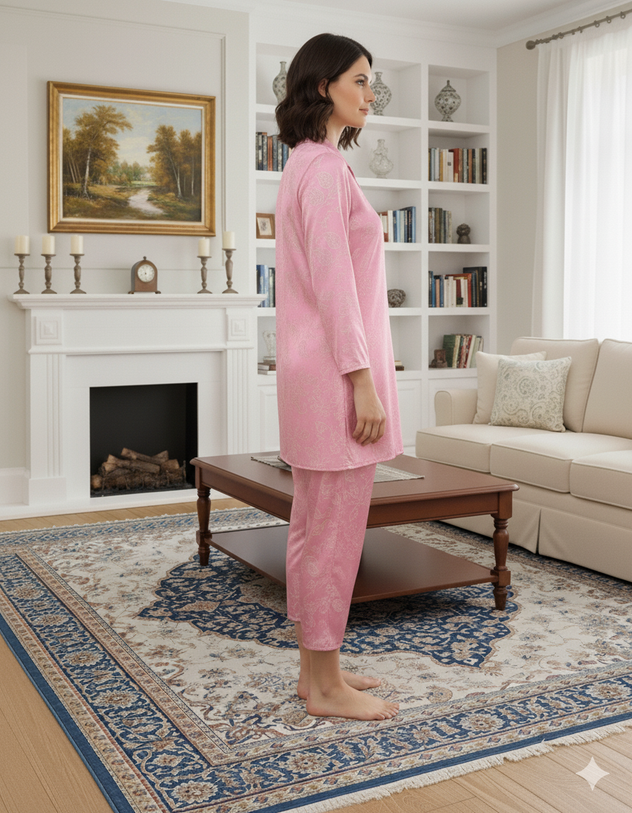 Fablush Kurti Nightsuit Women's Nightwear Set | Fb35001