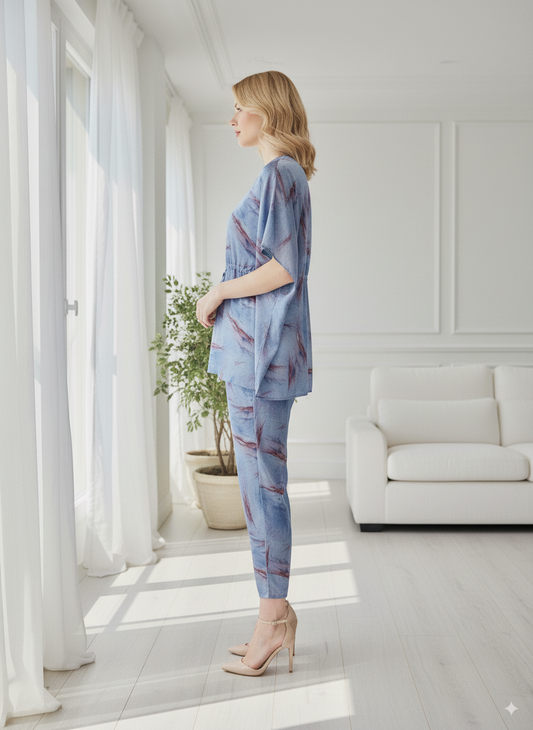 Fablush Women's Short Kaftan Nightwear | 95% Satin : 5% Lycra | FB507