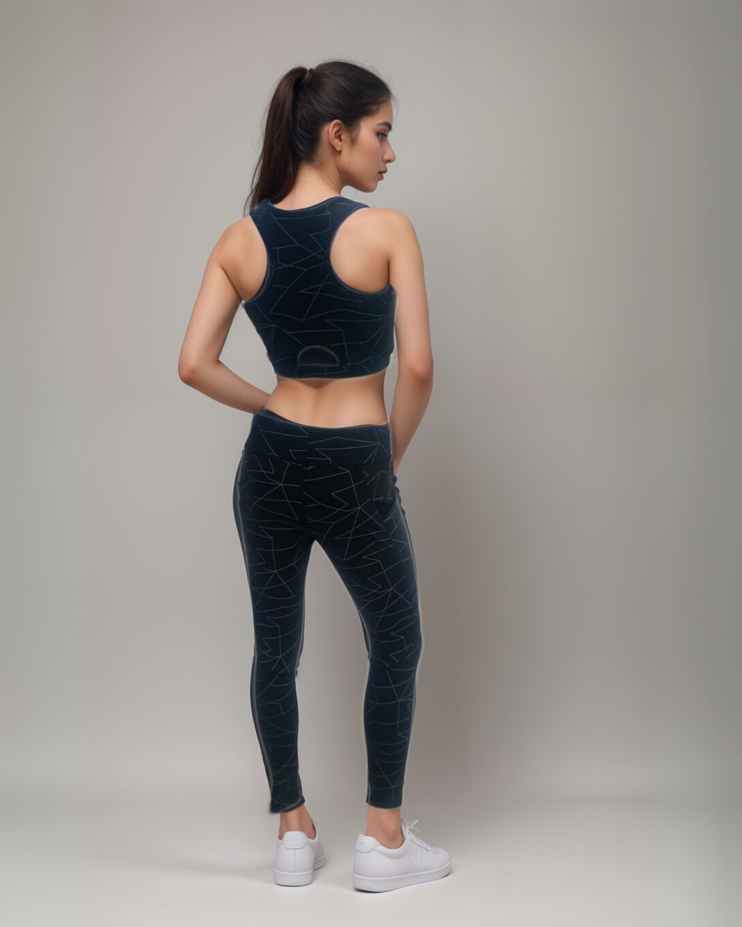 Fablush Womens Active Legging Activewear | Luxe Satin Spandex | Fb806