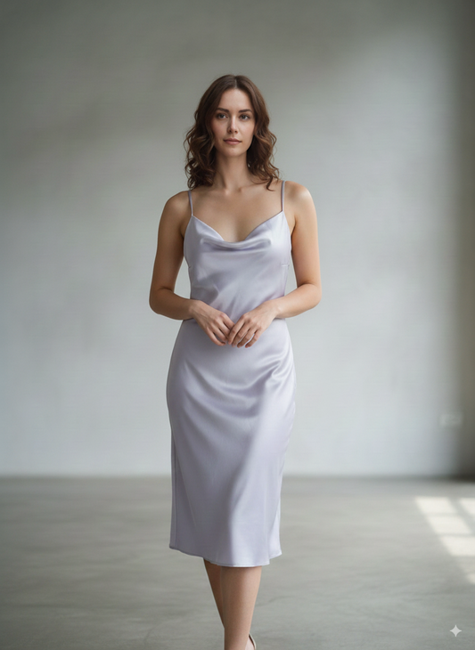 Fablush Women’s Short Nightgown Bridal Nightwear | 100% Luxe Satin | Fb513