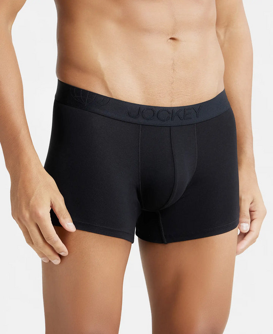 Jockey Men’s Trunk | Comfortable Cotton Stretch Underwear | Soft Fit Fabric | IC25