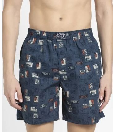 Jockey - Men Boxer -Boxer Shorts with Concealed Button Placket - Assorted Prints - Us57-Asst-