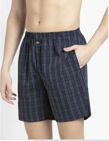Jockey - Men Boxer - Boxer Shorts for Men with Concealed Waistband - Multi Colour Check01 - 1223-Asst-