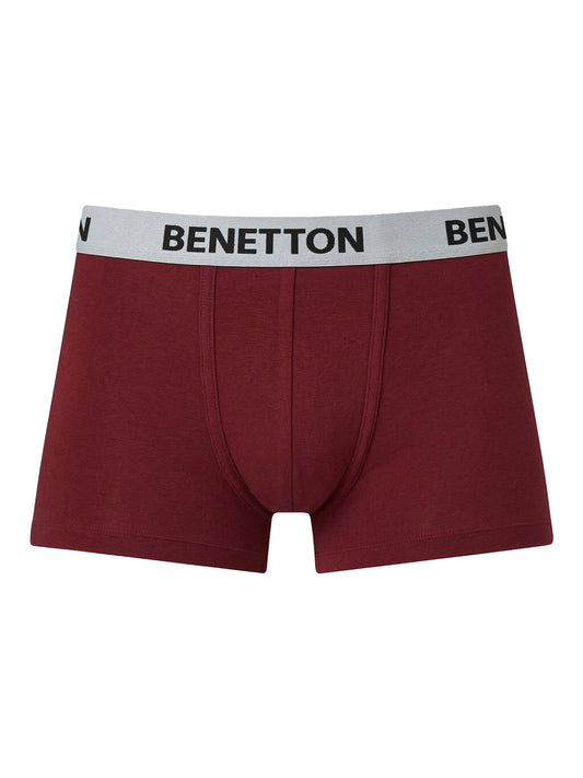 Benetton Men’s Modal Elastane Trunk 23P3menuc144i | 95% Modal Ultra Soft Stretch Underwear 902