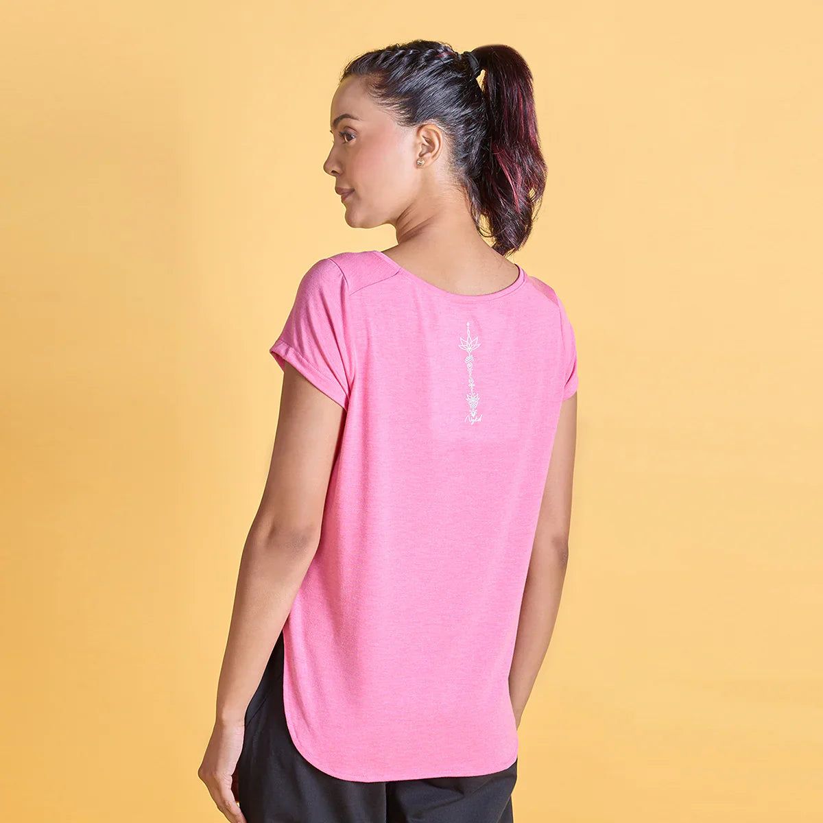 Nykd All Day Textured Apple Bottom Tee-NYAT272-