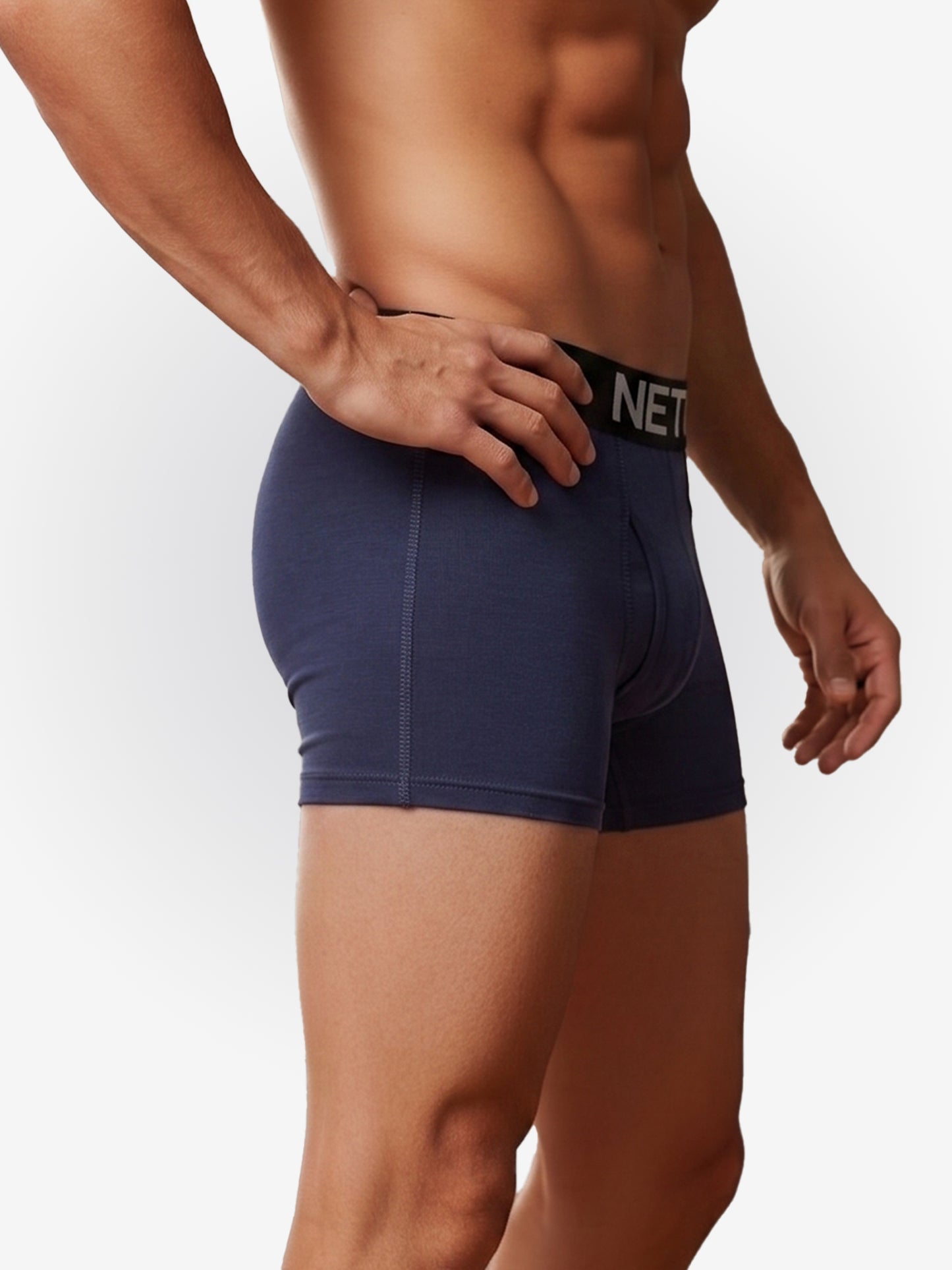 Benetton Men’s Supima Cotton Trunk 01C3096ula11i | Premium Soft Breathable Underwear Navy