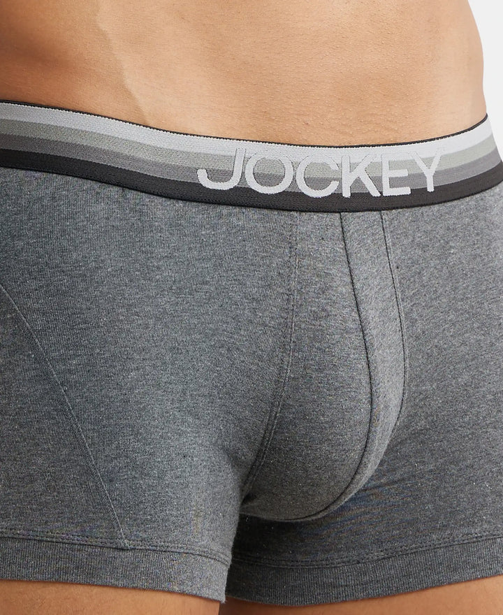 Jockey Men’s Trunk | Comfortable Cotton Stretch Underwear | Soft Fit Fabric | US20