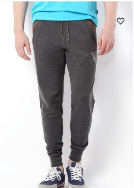 Van Heusen -Track Pant for Men - solid - casual - Rich cotton - 50044-