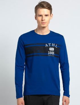 Van Heusen - T Shirt- full Sleeves - crew neck- solid - casual - 60095-