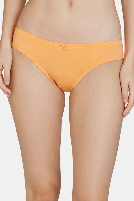 Zivame Microbial Low Rise Full Coverage Bikini Panty (Pack of 3) - Assorted | Zi2621
