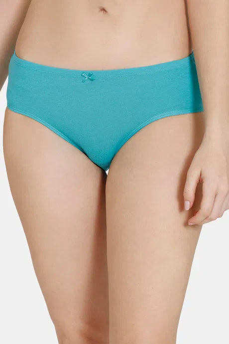 Zivame Microbial Low Rise Full Coverage Hipster Panty (Pack of 3) - Assorted | Zi2763