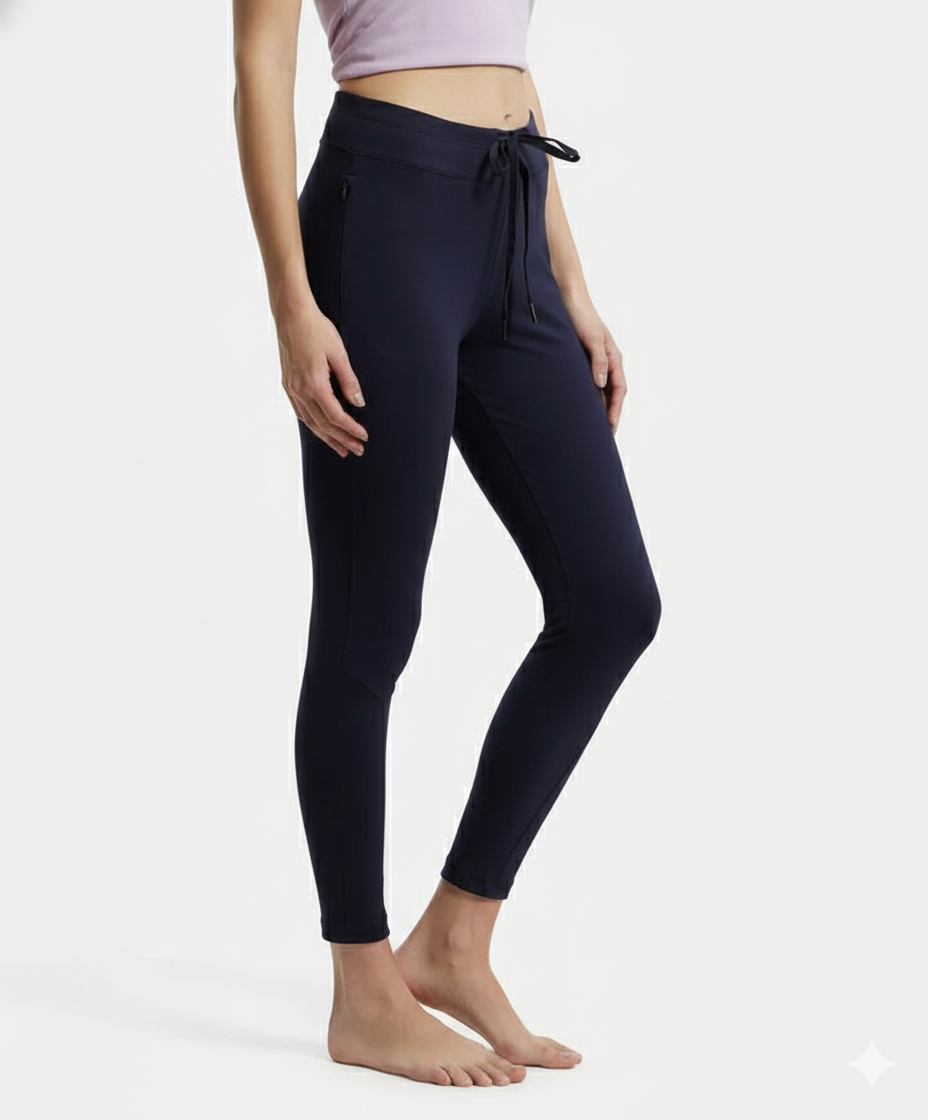 Jockey Women’s Athleisure Yogapant | Stretchable Comfort Yoga Pants | Lightweight Activewear | AA01