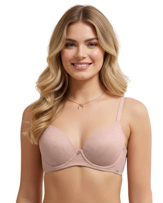 amante Lush Lace Bra | Padded Wired Full Coverage SoftFlex Lace Bra for Women | BRA112601
