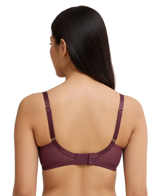 amante Radiant Lace Bra | Lacy Padded Non-Wired Full Coverage Bra for Women | BRA113001