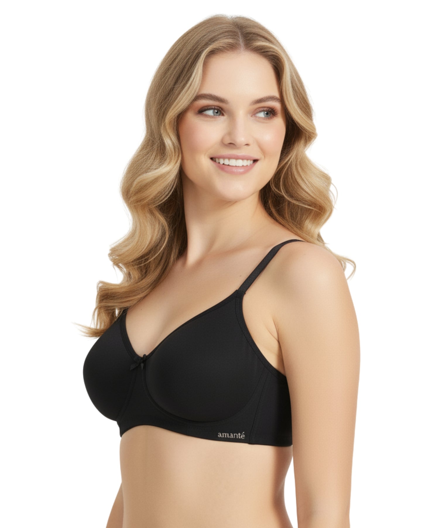 amante Signature Cotton Bra | Non-Padded Non-Wired Full Coverage Everyday Bra | BRA75301