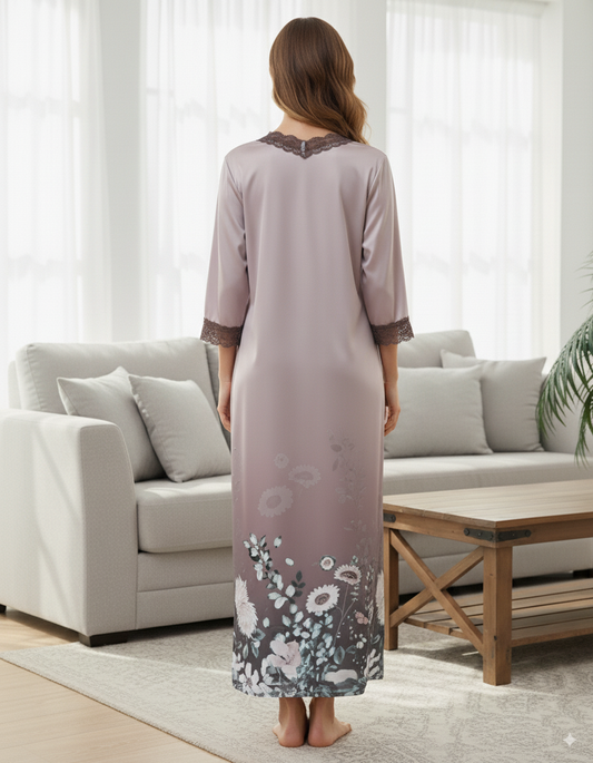 Fablush Women’s Nighty Nightwear | Luxe Satin | Fb18016