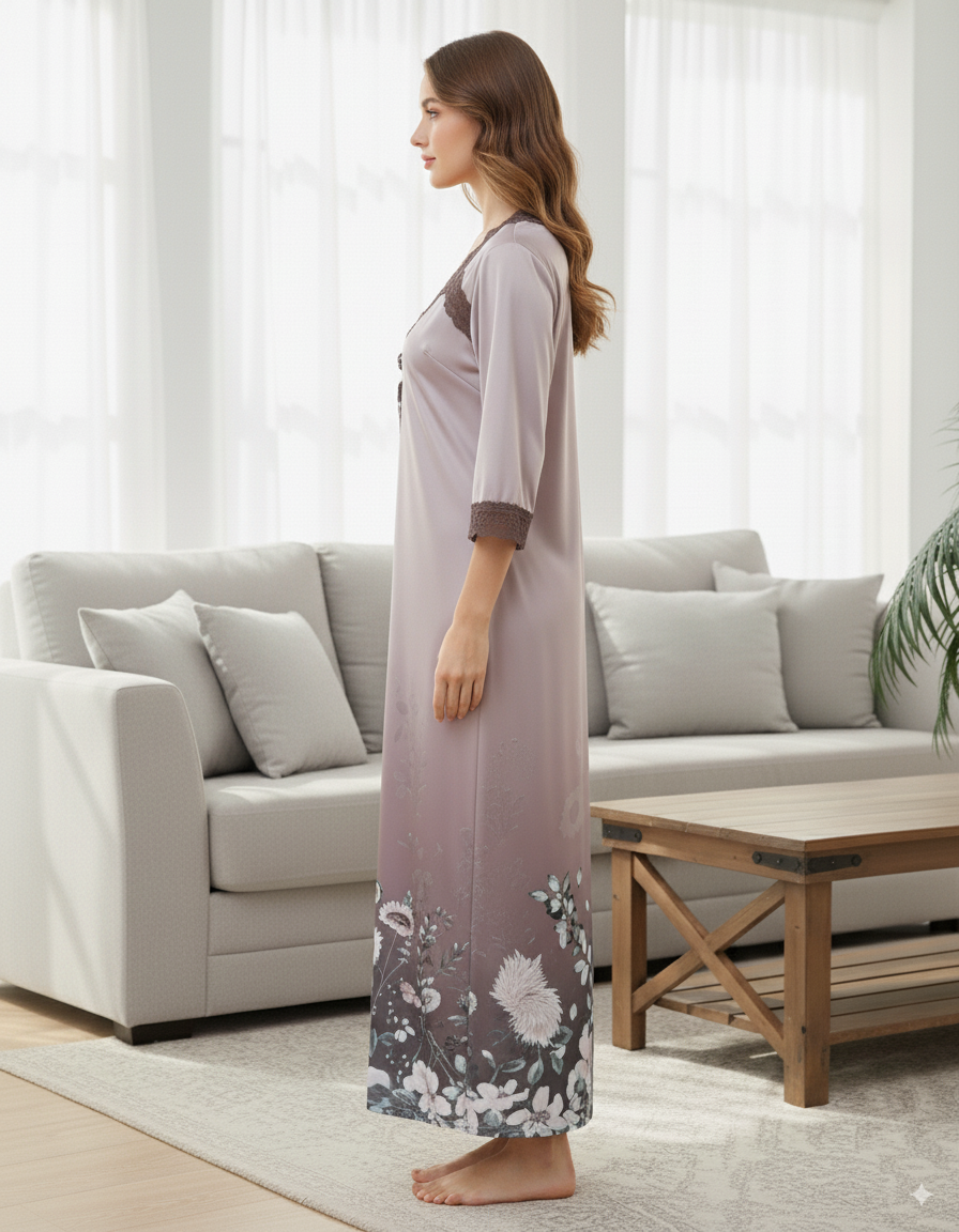 Fablush Women’s Nighty Nightwear | Luxe Satin | Fb18016