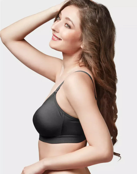 Trylo Women Non Padded Non Wired Seam Freedom Bra| Alpa