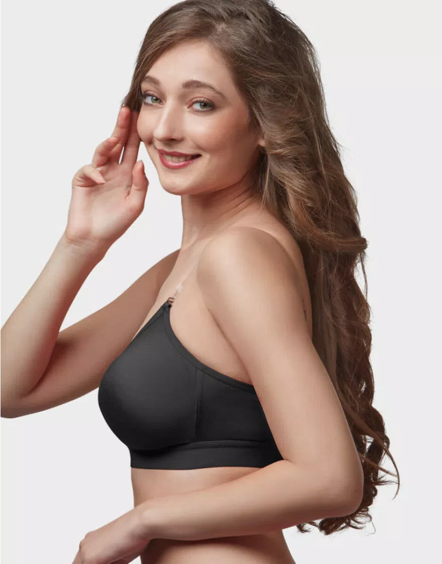 Trylo Women Non Padded Non Wired Seam Freedom Bra | Alpa STP