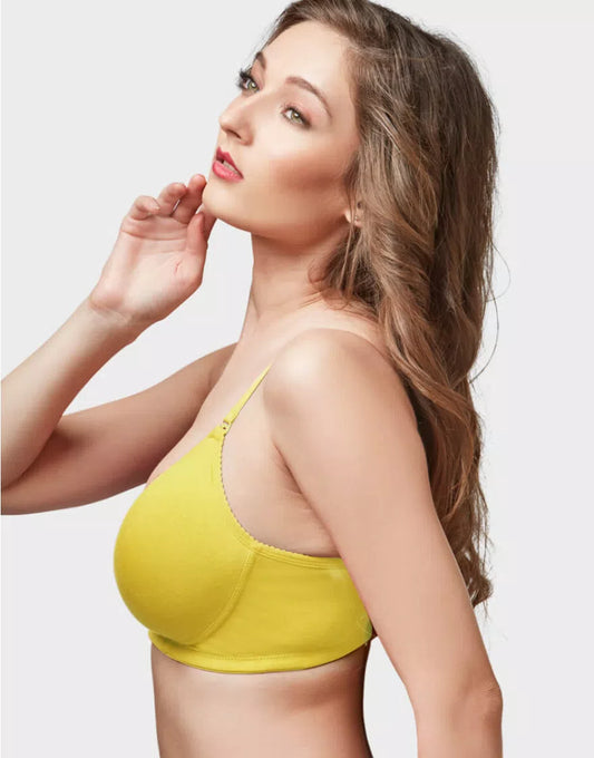 Trylo Women Padded Non Wired Cushion Care Bra| Annie Stp